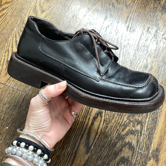 Vintage Prada Loafers (squared toe) - Picture 4 of 15